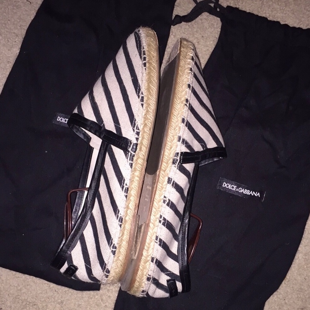 Dolce & Gabbana Striped Espadrilles 10 UK 11 US - Picture 2 of 7